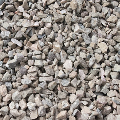 pile of 4 inch grey gravel