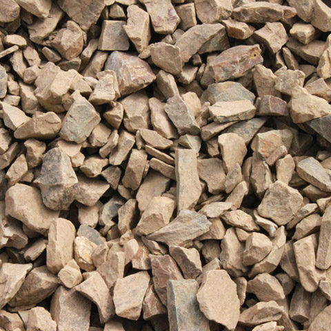 pile of casper brown rock