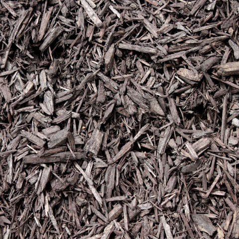pile of chocolate mulch