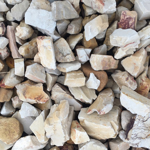 large cream ripple rock