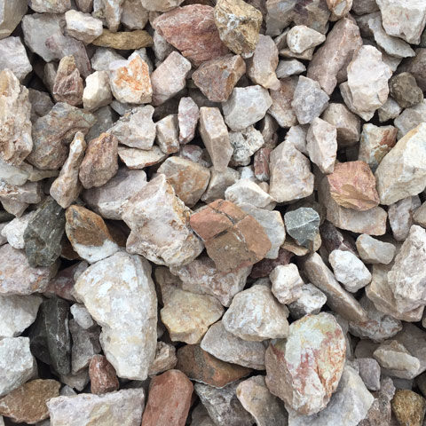 umber mix rock