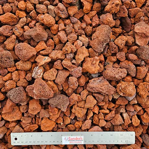 Red Lava Stone